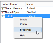 Solving SQL Server Connection Problem 5 04 tcpip properties1 2