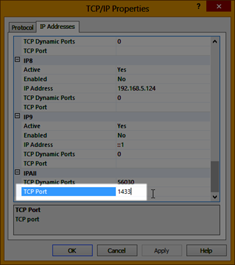 Solving SQL Server Connection Problem 7 Configure default port for SQL Server