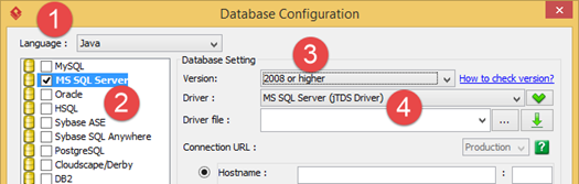 Solving SQL Server Connection Problem 16 Select SQL Server for configure connection settings