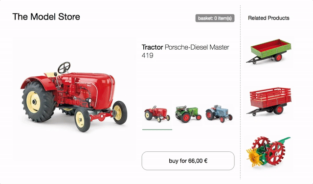 Micro Frontends - extending the microservice idea to frontend development 4 Example 0 - Product Page - Plain JS