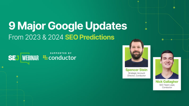 9 Major Google Updates From 2023 & 2024 SEO Predictions