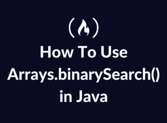 How to Use Arrays.binarySearch() in Java
