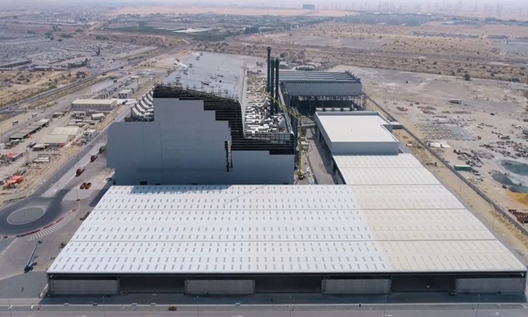 Nhà máy sản xuất điện từ rác thải của công ty Warsan ở Dubai. Ảnh: Warsan