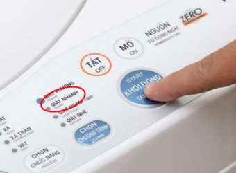 Nút trên máy giặt tưởng là tiện nhưng thực chất nhiều