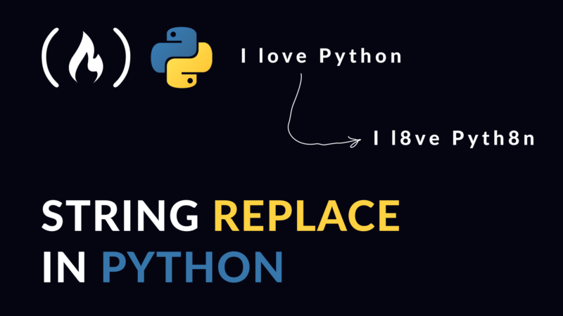 Python string.replace() – How to Replace a Character in a String