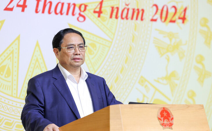Thủ tướng Phạm Minh Chính chủ trì phiên họp - Ảnh: VGP