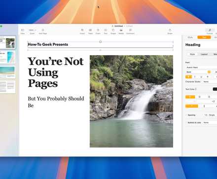 10 Exclusive iPhone Apps You Can't Use on Android 2 An example Pages document on a Mac.