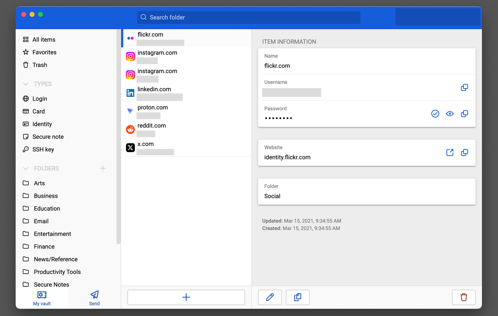 I Installed These 5 Open-Source Apps When I Upgraded to Windows 11 8 The BitWarden password management screen.