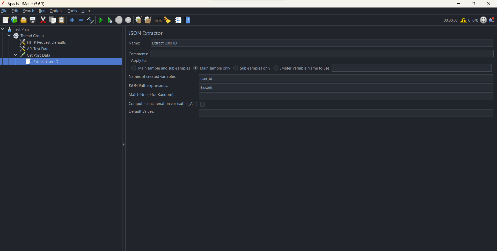 How to Build Your First Dynamic Performance Test in Apache JMeter 9 JSON Extractor