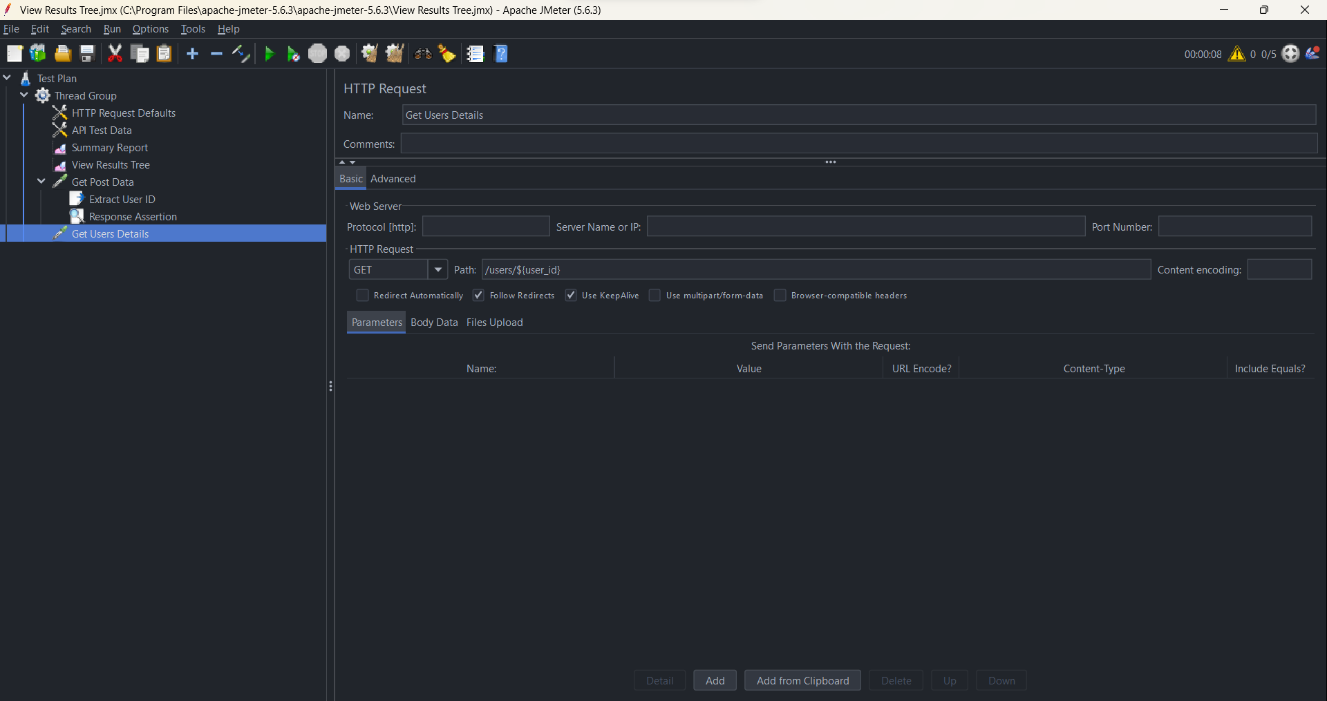 How to Build Your First Dynamic Performance Test in Apache JMeter 15 GET Users API