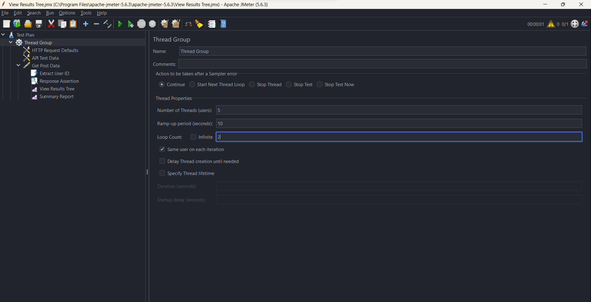 How to Build Your First Dynamic Performance Test in Apache JMeter 3 Thread Group