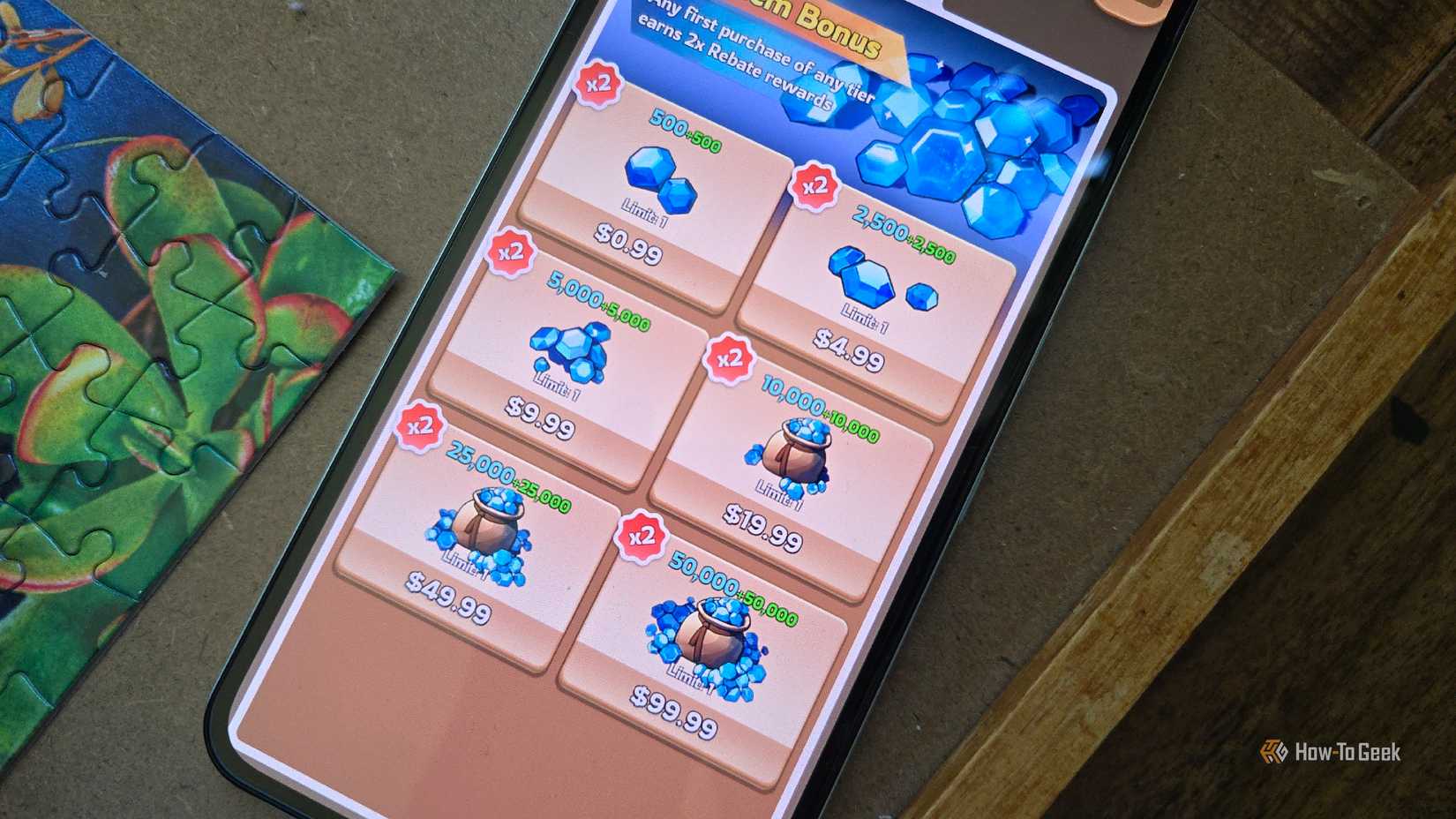 Microtransactions in Kingshot on a CMF Phone 2 Pro.