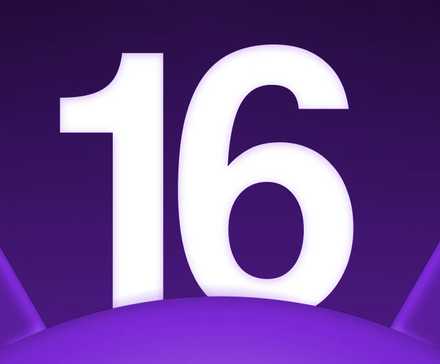 Android logo purple.