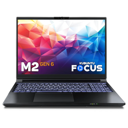 Kubuntu Focus M2 Gen 6 laptop.