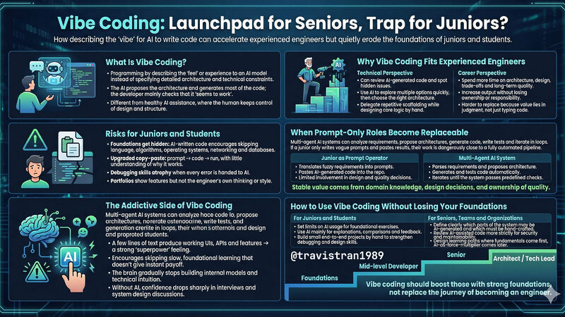 Vibe Coding: A Launchpad for Experienced Engineers, a Trap for Beginners? 1 vibe coding en tinified